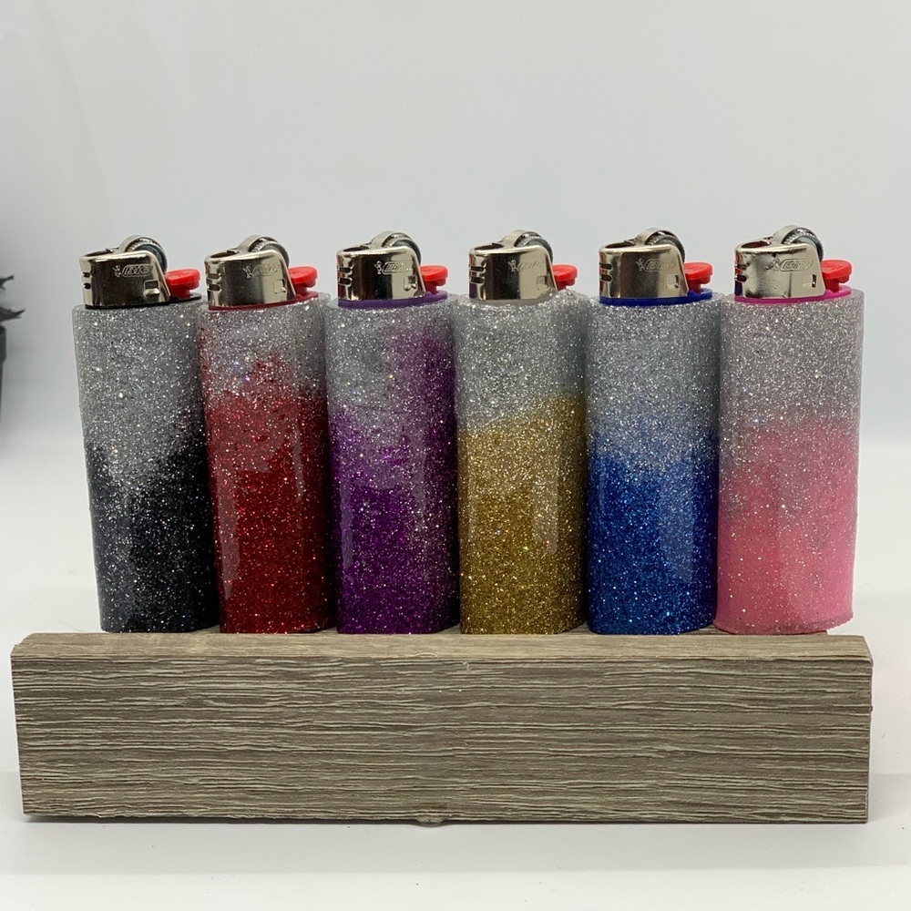 Ombré Glitter Case fits standard size Bic J6